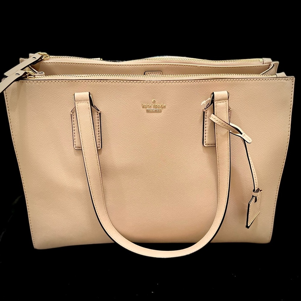 🍃🌸 Kate Spade Leather Tote Bag 🌸🍃 - Picture 7 of 16